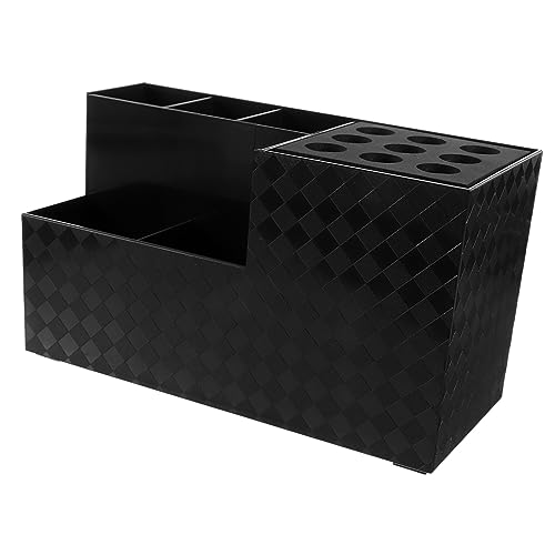 Homoyoyo Salon Scherenhalter Organizer Aufbewahrungsbox für Friseurscheren Multifunktional Großes Fassungsvermögen Für Friseure Nagelkünstler Haustierpflege und Heimgebrauch Schwarz von Homoyoyo