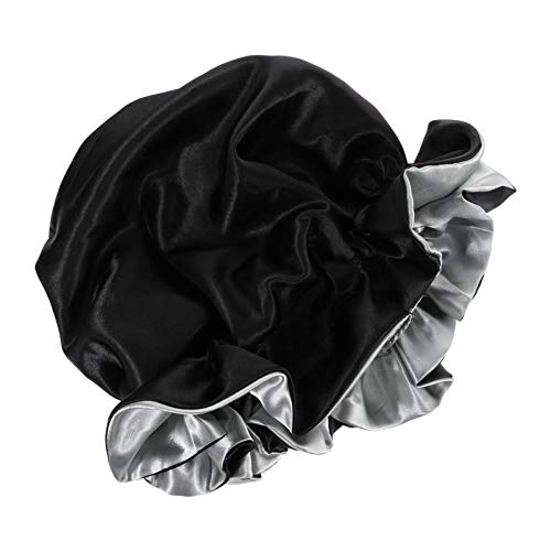 Homoyoyo Satin Schlafmütze Für Damen Und Herren Elastisch Doppellagig Gegen Haarausfall Atmungsaktiv Für Lockiges Haar Für Nacht Chemotherapie Geeignet Mit Satin Oberfläche Homoyoyo Satin Schlafmütze Für Damen Und Herren Elastisch Doppellagig Gegen Haarausfall Atmungsaktiv Für Lockiges Haar Für Nacht Chemotherapie Geeignet Mit Satin Oberfläche von Homoyoyo
