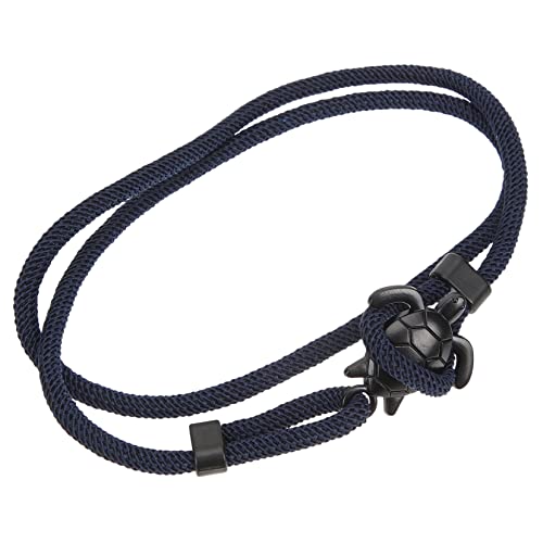 Homoyoyo Schildkröte Stringarmband Für Männer Frauen Handgefertigtes Dekoratives Armband Dunkelblauer Schnur Meeresmotiv Armband Für Freundschaft von Homoyoyo
