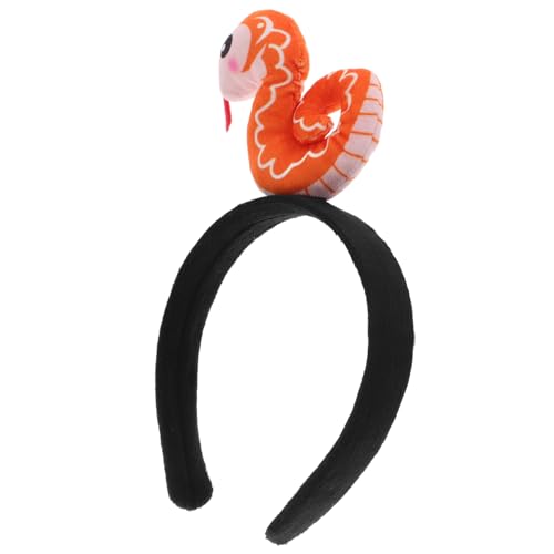 Homoyoyo Schlangen-stirnband Aus Plüsch Verspieltes Design Elastisch Und Verstellbar Für Halloween Kostüme Partys Und Mehr von Homoyoyo