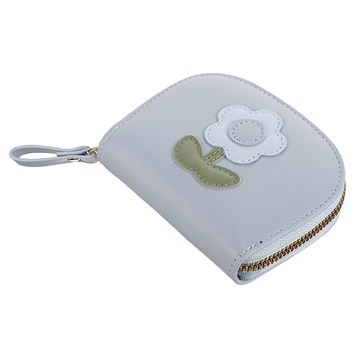 Homoyoyo Kleine Damen-geldbörse Aus Metall Und Pu-Material Mit Reißverschluss Kartenetui-geldbörse Für Frauen Kompakt Und Leicht Für Reisen Und Außeneinsätze Zur Aufbewahrung Von Kleingeld von Homoyoyo