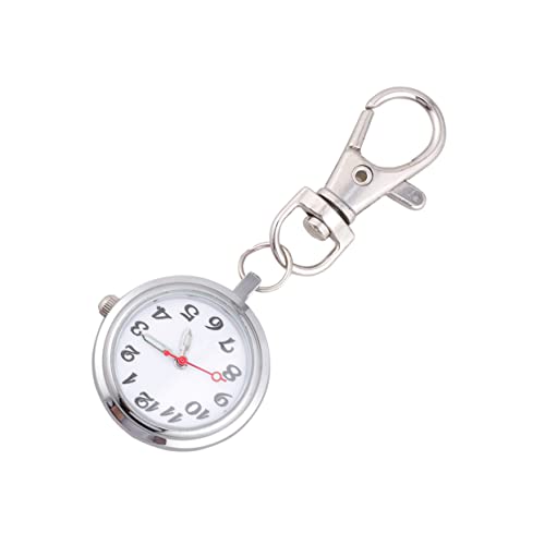 Homoyoyo Schlüsselbund Taschenuhr Mit Großem Ziffernblatt Luminöse Geeignet Für Männer Und Mädchen Quarz-taschenuhr Mit Praktischem Schlüsselanhänger von Homoyoyo