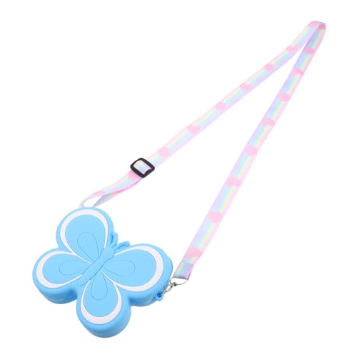 Homoyoyo Schmetterlings-silikontasche Für Mädchen – Kompakt Und Stylisch Handtasche Für Mädchen Kleingeldhalter Geldbörse Schlüsselanhängertasche Für Kinder von Homoyoyo