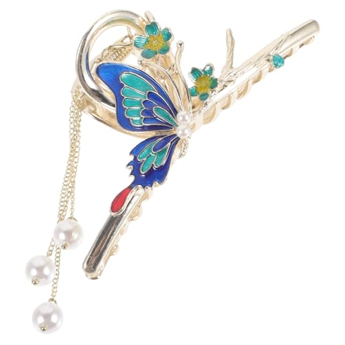 Homoyoyo Schmetterlings-Haarspange große Haarspange Dicke Haarklammern Schnappclips für Haare Mädchen Haarspange Haarspangen frauen haarschmuck bunte Haarspangen Klaue Haarspange Metall von Homoyoyo