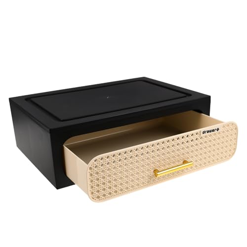 Homoyoyo Schminktisch-organizer Aufbewahrungsbox Make-up-organizer Für Schminktisch Staubdichte Kosmetik-displaybox Frisiertisch-organizer Stapelbare Schminktisch-organizer von Homoyoyo