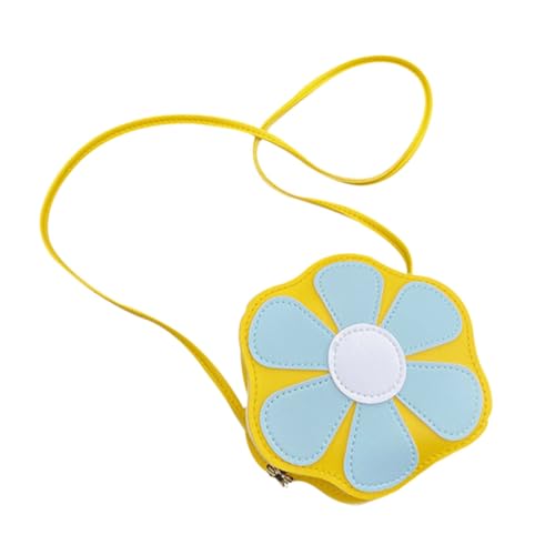 Homoyoyo Outdoor-kindertasche Mit Blumenmuster Kleine Umhängetasche Für Mädchen Aus Pu-Material Mit Ausreichend Stauraum Für Münzen Und Karten Als Schultertasche Oder Handtasche Tragbar von Homoyoyo