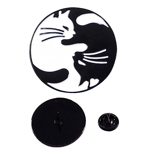 Homoyoyo Katzen Brosche Cartoon Tier Katzen Brosche Aus Legierung Für Jeans Taschen Kleidung Langlebig Leicht Glänzend Durch Galvanotechnik von Homoyoyo