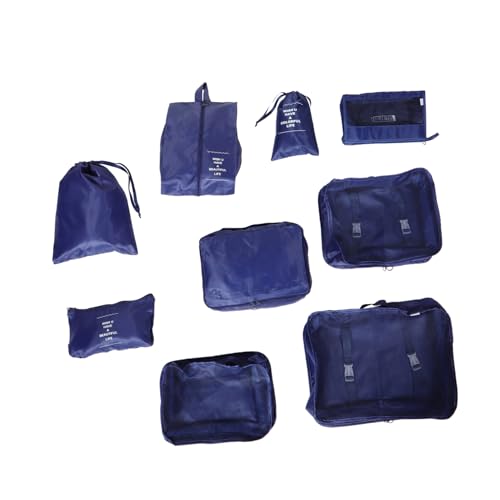Homoyoyo 1satz Reise Organizer Teiliges Packtaschen Für Koffer Kompressionstaschen Für Kleidung Unterwäsche Optimale Raumnutzung Für Männer Und Frauen Inklusive Kosmetiktasche von Homoyoyo