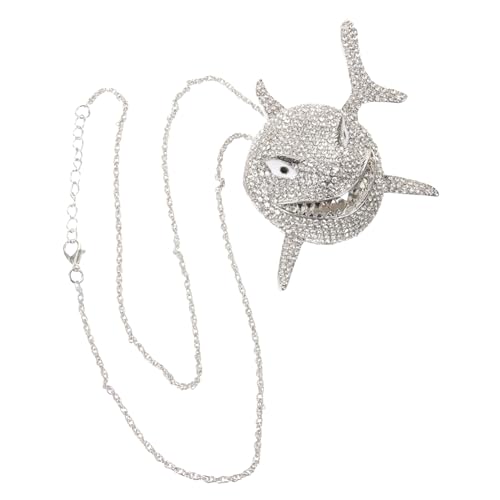 Homoyoyo Shark Pendant Halskette für Damen Trendige Boho Kette Schmuck für Partys Geburtstage Besondere Anlässe Leichtes Langlebiges Design Perfektes für Freunde Familie von Homoyoyo