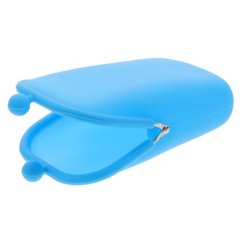 Homoyoyo Klein Multifunktionaler Silikon-münzbeutel Für Damen Weicher Flexibler Aufbewahrungsbeutel Für Karten Münzen Und Schlüssel Für Reisen Und Alltag Blau von Homoyoyo
