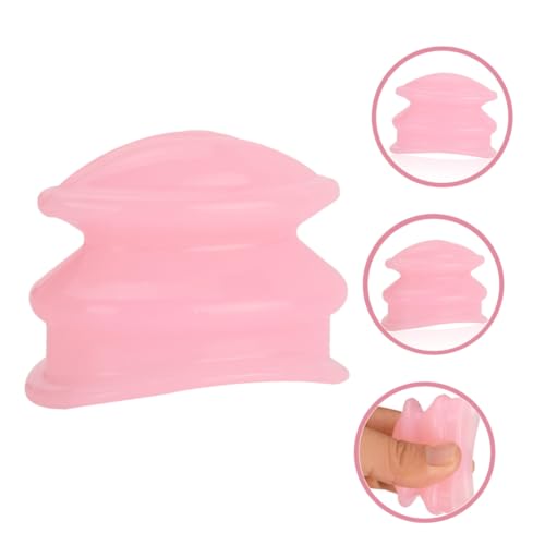 Homoyoyo Silikon Lippenvergrößerer Sauger Lippenpflege Tool Wiederverwendbar Sicher Voluminöse Lippen für Frauen und Mädchen Aging Lippen Trainer Charmantes Design von Homoyoyo