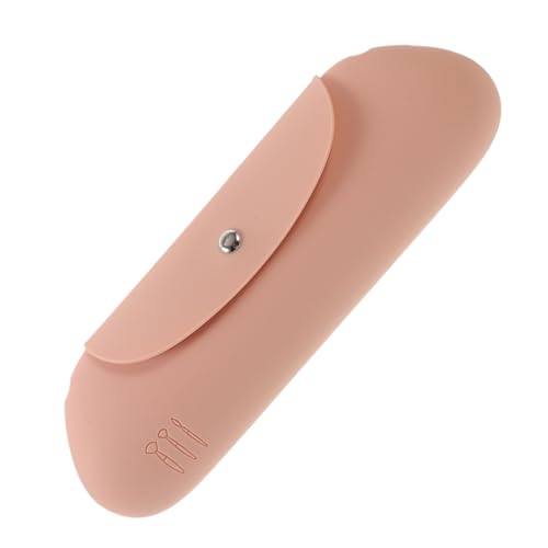 Homoyoyo Silikon Make Up Pinsel Tasche Kosmetiktasche Aufbewahrungstasche Staubdicht Reise Tragbar Make Up Pinsel Organizer Beutel für Damen Mädchen von Homoyoyo