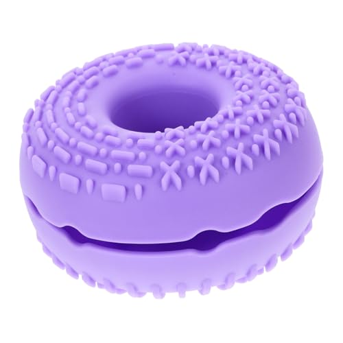Homoyoyo Silikon Make Up Pinselreiniger Matte Donut Form Schonende Trocknung und Organizer für Kosmetikpinsel Kompakt und Reisefreundlich Sanfte Textur für Weiche Pinselhaare von Homoyoyo