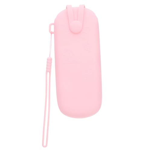 Homoyoyo Silikon Make up Tasche Handtasche Weich Langlebig Leicht Tragbar für Damen Reise Kosmetik Organizer Vielseitig Stilvoll Rosa von Homoyoyo