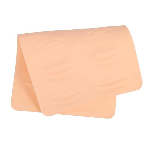 Homoyoyo Silikon Übungshaut für Tattoo und Make Up Praxis Design Gesicht Übungshaut Elastisches Langlebiges Fake Skin Board für Augenbrauen und Eyeliner Training Geeignet für Anfänger und von Homoyoyo