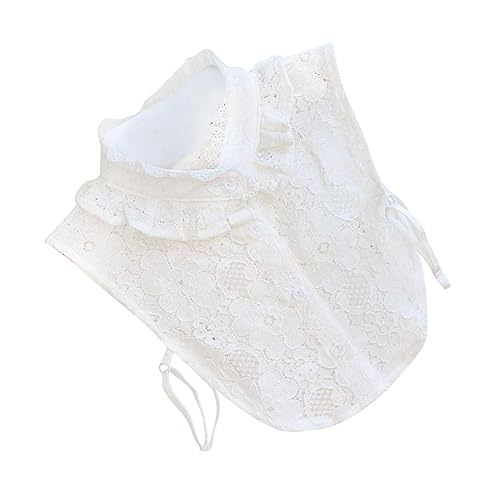 Homoyoyo Fake Collar Damen Mit -lapel Abnehmbarer Falscher Stehkragen Vielseitiges Oberteil Für Und Mädchen Für Sweater Und Kleider Elegantem Weiß von Homoyoyo