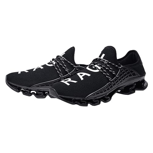 Homoyoyo Sportschuhe Mann Freizeitschuhe Männer Laufschuhe Lauflernschuhe Mann Turnschuhe atmungsaktive Turnschuhe Schwarz von Homoyoyo