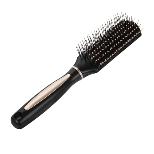 Homoyoyo Static Massage Paddle Bürste mit Kissen Sanfte Kopfmassage Langlebige Kunststoff Haarbürste für Haartypen Entwirrt Nass Trocken Statische Aufladung für Männer Frauen von Homoyoyo