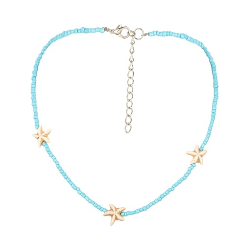 Homoyoyo Stern Perlenkette Schlüsselbeinkette Perlen Schlüsselbeinkette Böhmische Halskette Halsketten Für Frauen Trendy Halskette Sommerkette Chokerhalskette Kunststoff Himmelblau Homoyoyo Stern Perlenkette Schlüsselbeinkette Perlen Schlüsselbeinkette Böhmische Halskette Halsketten Für Frauen Trendy Halskette Sommerkette Chokerhalskette Kunststoff Himmelblau von Homoyoyo