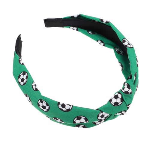 Homoyoyo Sportliches Fußball-stirnband Mit Fußball-print Für Damen Stylisches Accessoire Für Game Day Und Outdoor-aktivitäten Vielseitig Und Pflegeleicht von Homoyoyo