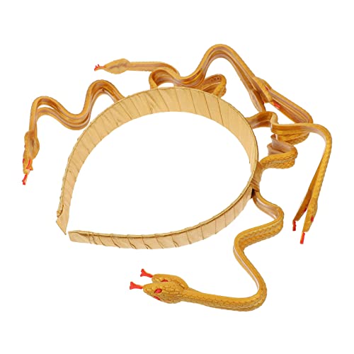 Homoyoyo Stirnband Mit Schlangen Medusa Kopfschmuck Für Party Cosplay Halloween Kostüm Accessoires Leicht Zu Tragen von Homoyoyo