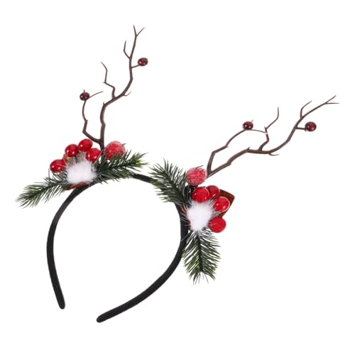 Homoyoyo Stirnband Weihnachts-haarschmuck Hirschgeweih Haarband Make-up-stirnbänder Für Frauen Weihnachtskostüm Weihnachtsdekoration Partydekoration Party-haarbänder Plastik von Homoyoyo