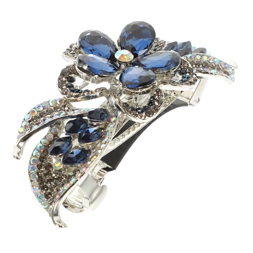 Homoyoyo Strass Haarklammer Damen Frühling Haarspange Glänzend Robuste Haarschmuck für Frauen Mädchen Eleganter Sitz Alltag von Homoyoyo