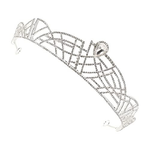 Homoyoyo Tiara Strass Stirnband Damen Tiara Hochzeit Kopf Kopfschmuck Für Frauen Mädchen Haar Zubehör von Homoyoyo
