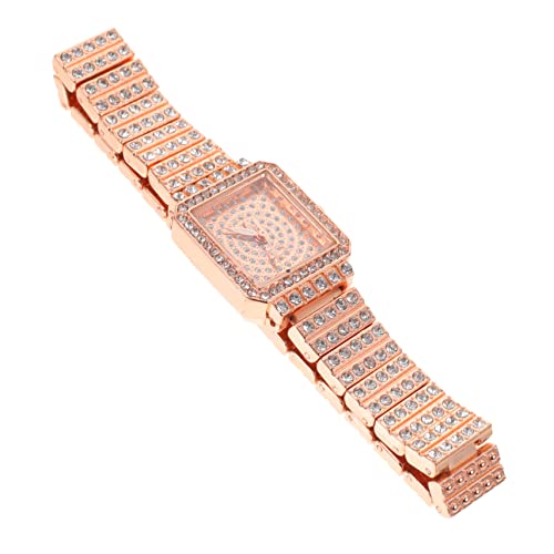 Homoyoyo Damen Armbanduhr Strassuhr mit Metallarmband Freizeit Uhr für Frauen Präzise Analog Uhr Schmuckstück für Besondere Anlässe von Homoyoyo