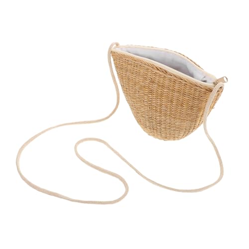 Homoyoyo Sommer-Stroh-Clutch Für Junge Mädchen Handgefertigte Stroh-geldbörse Gewebte Strandtasche Münzbörse Für Strand von Homoyoyo