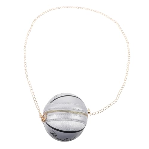 Homoyoyo Stylische Basketball umhängetasche Damen Crossbody Bag mit Kette Vielseitig als Handtasche und Makeup tasche für Teens Moderates Fassungsvermögen für Alltag Shopping und von Homoyoyo