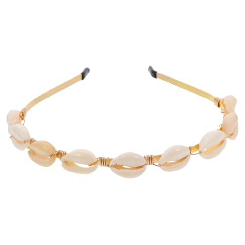 Homoyoyo Stylisches Shell Design Stirnband Für Frauen Und Mädchen Meerjungfrau Haaraccessoire Modisches Haarband Urlaubskopfbedeckung Für Partys Und Anlässe Strapazierfähiges Material von Homoyoyo
