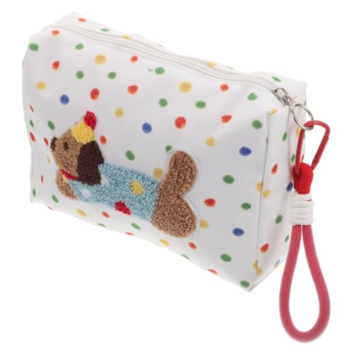Homoyoyo Süße Hundemuster Kosmetiktasche Multifunktionale Reisetasche für Damen Praktischer Organizer für Make Up und Toilettenartikel Handliche Aufbewahrungslösung mit Niedlichem Tiermotiv Homoyoyo Süße Hundemuster Kosmetiktasche Multifunktionale Reisetasche für Damen Praktischer Organizer für Make Up und Toilettenartikel Handliche Aufbewahrungslösung mit Niedlichem Tiermotiv von Homoyoyo