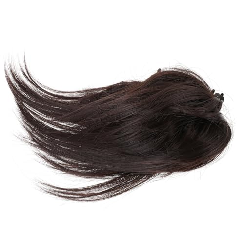 Homoyoyo Synthetische Damen Clip in Perücke Dutt Kurzhaar Ponytail Hochtemperaturfaser Weich Komfortabel Für Cosplay und Alltag Stylish Natürlicher Look von Homoyoyo