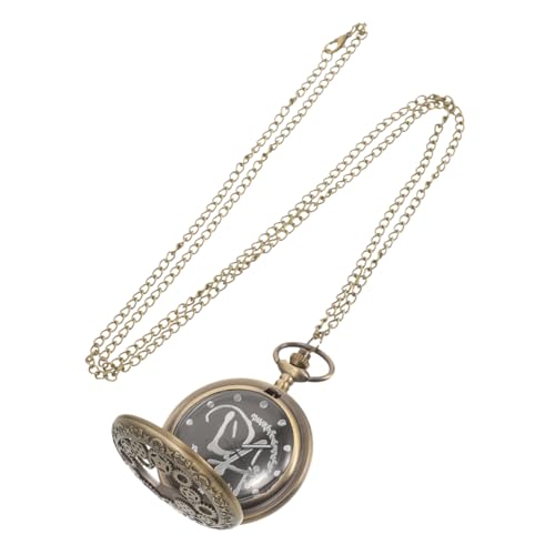 Homoyoyo Vintage Taschenuhr Mit Kette Metall Herren Damen Retro Dekorative Uhr Leichte Taschenuhr Für Damen Herren von Homoyoyo