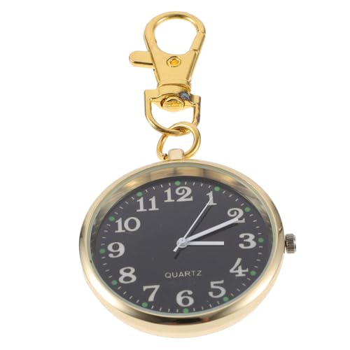 Homoyoyo Luminous Keychain Pocket Watch Für Senioren Mechanische Taschenuhr Mit Leuchtfunktion Praktischer Schlüsselanhänger Für Damen Und Herren Zufällige Farben Für Und Alltag von Homoyoyo