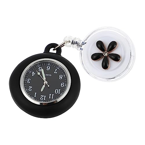 Homoyoyo Taschenuhr Hängend Klassisch Mit Blumenmuster Design Schöne Uhr Für Kleidung Dekoration Und Zeitansage von Homoyoyo