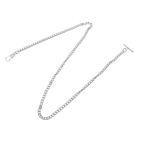 Homoyoyo Taschenuhrkette aus Metall taschenuhrständer metallkette schlüsselanhänger seat Key Chain Herrenanzugketten Silber Armbanduhr Herren portmonee Herren Uhrenkette aus Metall Silver von Homoyoyo