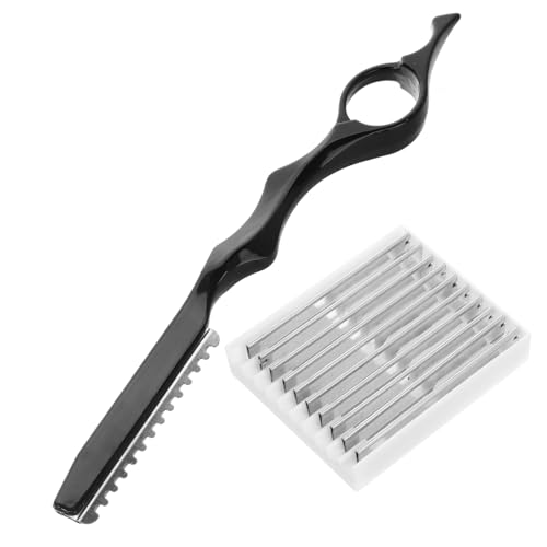 Homoyoyo Teiliges Haarschneide mit Ersatzklingen Dünner Metallischer Rasierer für Männer Sicherer Haarschneider mit Ergonomischem Griff Leichtes Styling Tool für Präzises Trimmen und von Homoyoyo