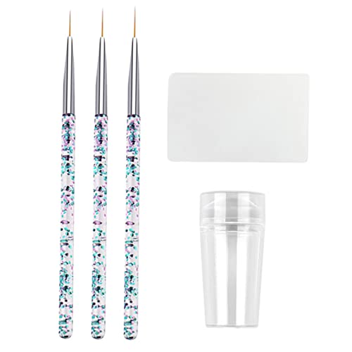 Homoyoyo Teiliges Tragbarer Nagelkunst Stempel und Malpensel für DIY Nageldesign mit Leichtem Komfortablem Griff und Präzisen Pinselspitzen für Kreative Nagelkunst Zuhause Homoyoyo Teiliges Tragbarer Nagelkunst Stempel und Malpensel für DIY Nageldesign mit Leichtem Komfortablem Griff und Präzisen Pinselspitzen für Kreative Nagelkunst Zuhause von Homoyoyo