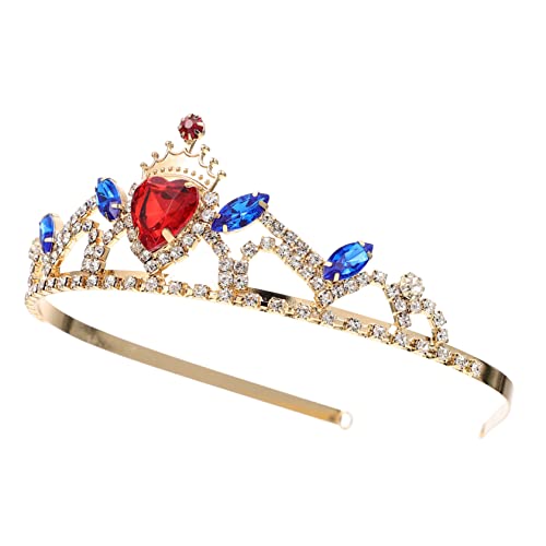 Homoyoyo Tiara Haarschmuck mit Strasssteinen Prinzessin Haarreif für Mädchen Geburtstagsfeier Party Langlebig und Modisch Passend zu Kleid und Frisur für Fotos und Festliche Anlässe von Homoyoyo