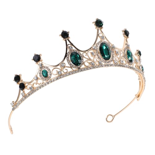 Homoyoyo Tiara Krone mit Kristallstrass Vintage Braut Haaraccessoire für Hochzeit Geburtstagsparty Prinzessin Kopfschmuck Bequem und Elegant für Besondere Anlässe von Homoyoyo