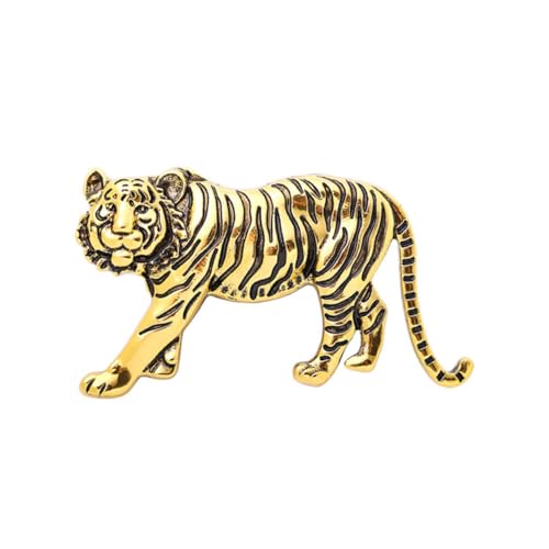 Homoyoyo Tiger Brosche für Herren Hochwertige Anstecknadel Krawattennadel für Anzüge Mäntel Schals Hüte Design für Langlebig Robust von Homoyoyo