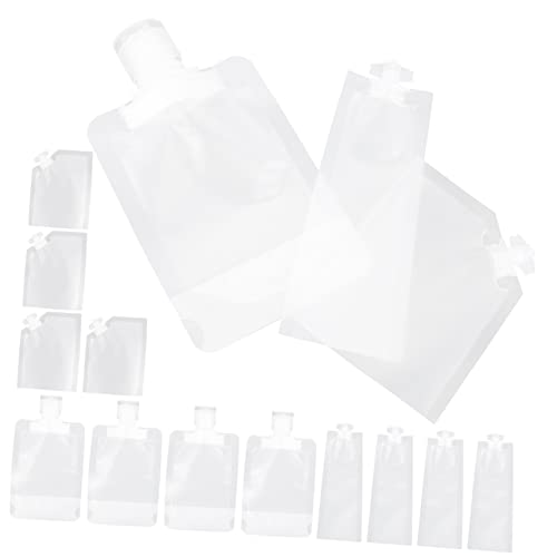Homoyoyo Toilettenartikel-set in Reisegröße 15-teilige Lotionbeutel Make-up-organizer-tasche Mit Quetschbeuteln Für Unterwegs von Homoyoyo