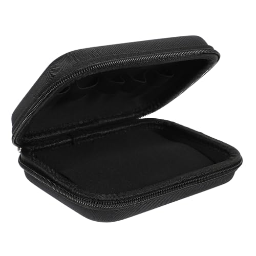 Homoyoyo Tragbare Ätherische Öle Aufbewahrungstasche Eva Hartschalen Organizer für Rollerflaschen Kosmetik Reise Organizer Kompakt Leicht Schwarz von Homoyoyo