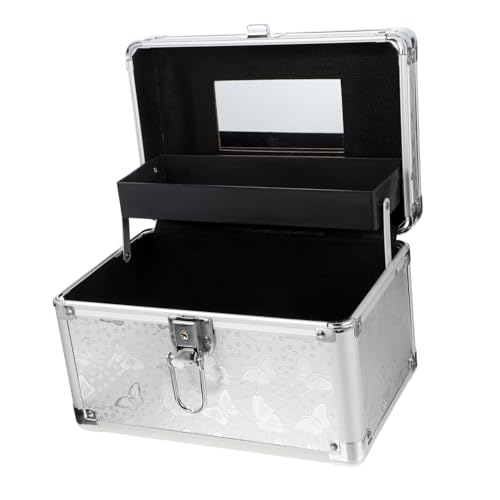 Homoyoyo Tragbarer Kosmetikkoffer aus Große Kapazität für Make Up Organizer für Visagisten und Reisen Praktische Aufbewahrungslösung mit Tragegriff Homoyoyo Tragbarer Kosmetikkoffer aus Große Kapazität für Make Up Organizer für Visagisten und Reisen Praktische Aufbewahrungslösung mit Tragegriff von Homoyoyo