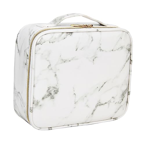 Homoyoyo Tragbarer Kulturbeutel aus PU wasserdichte Kosmetiktasche für Reisen mit Elegantem Design für Toilettenartikel und Makeup für Damen und Unterwegs Homoyoyo Tragbarer Kulturbeutel aus PU wasserdichte Kosmetiktasche für Reisen mit Elegantem Design für Toilettenartikel und Makeup für Damen und Unterwegs von Homoyoyo