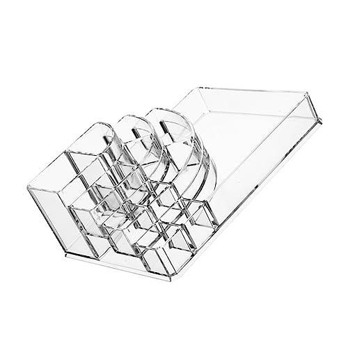 Homoyoyo Transparent Acryl Kosmetik Aufbewahrungsbox Schreibtisch Organizer Multifunktions Tablett Für Hautpflegeprodukte Und Kleinigkeiten Mit Modischem Design Und Praktischer von Homoyoyo