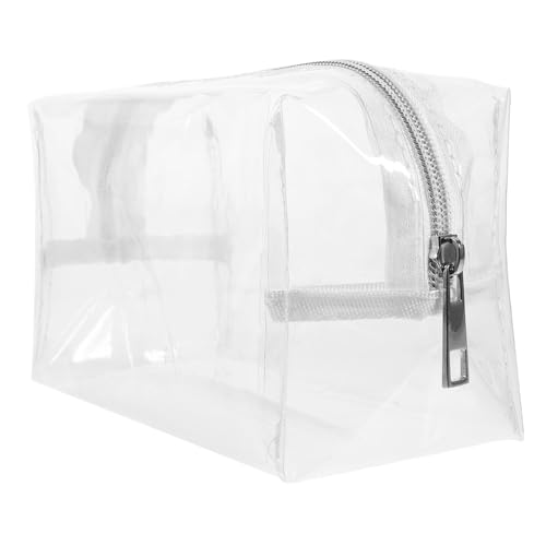 Homoyoyo Transparente Kosmetiktasche Groß wasserdichte Handtasche für Make Up und Toilettenartikel Tragbarer Organizer mit Großem Fassungsvermögen Multifunktionale Schminktasche für Reisen von Homoyoyo