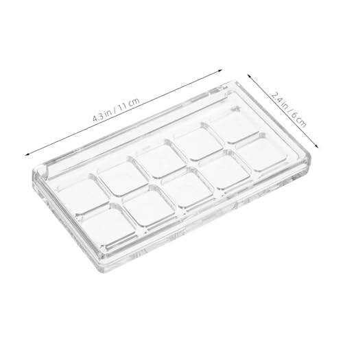 Homoyoyo Transparente Make up Aufbewahrungsbox Fächer Lidschatten Palette Leer Für DIY Lippenstift Puder Wasserfarbe Kosmetik Organizer von Homoyoyo